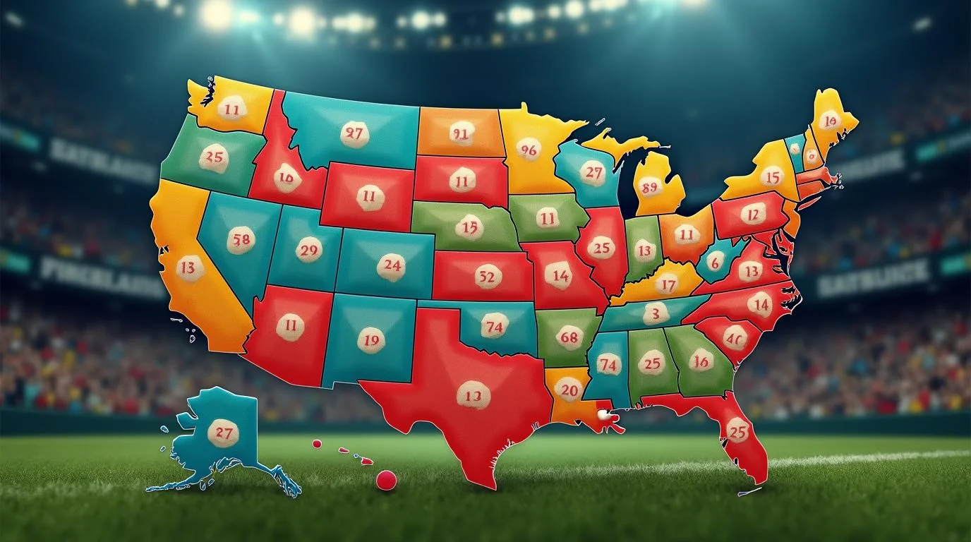 Which States Are Home to America's Biggest Gamblers?